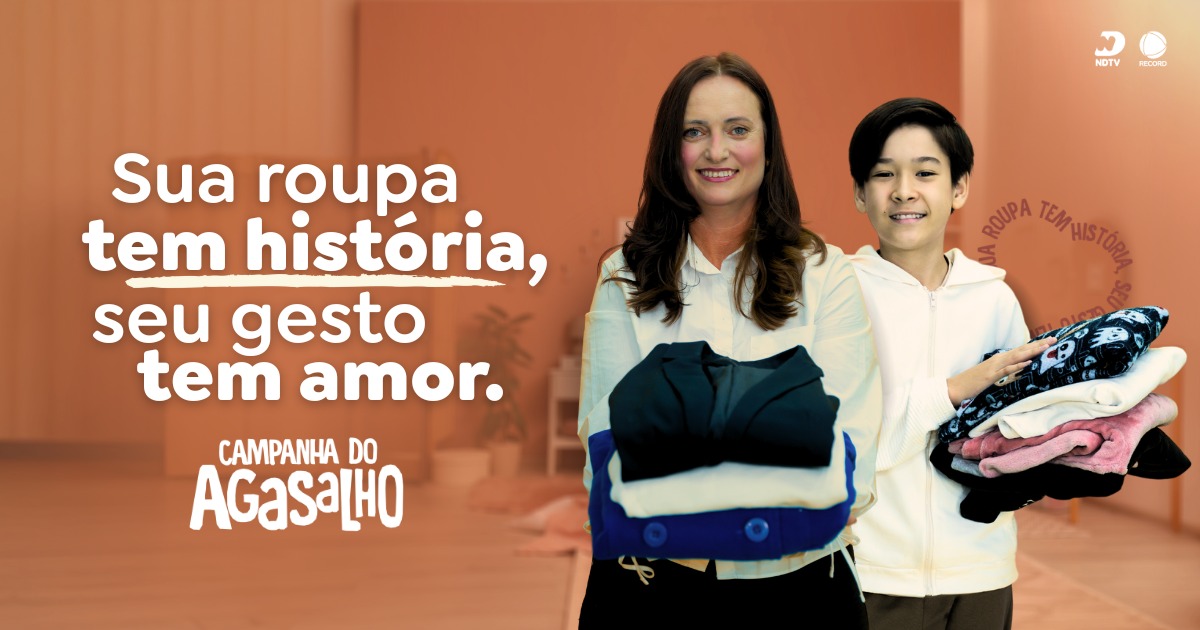 Campanha do Agasalho 2025: Sua roupa tem história, seu gesto tem amor