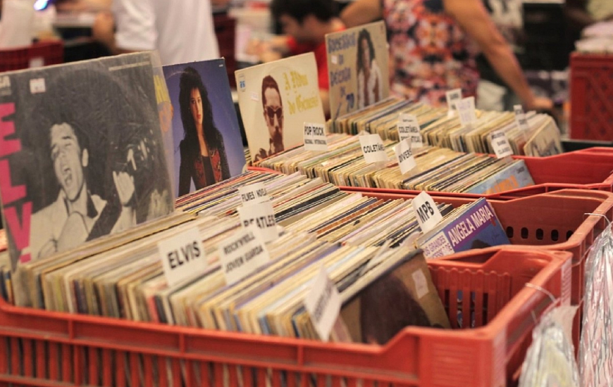 Feira de Vinil acontece neste fim de semana no Floripa Shopping