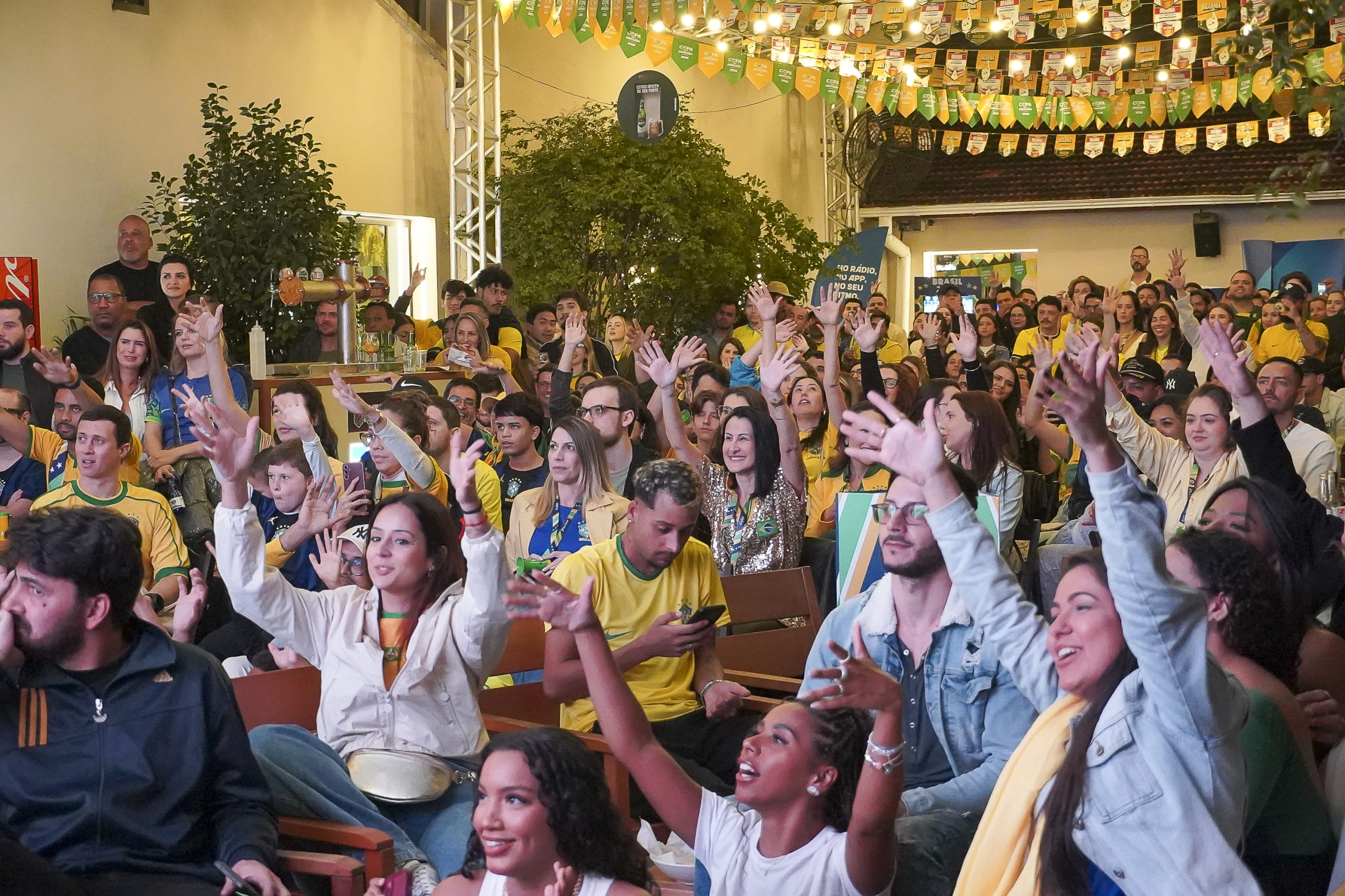 Confira como foi o 1º jogo do Brasil no QG da Seleção Alpha